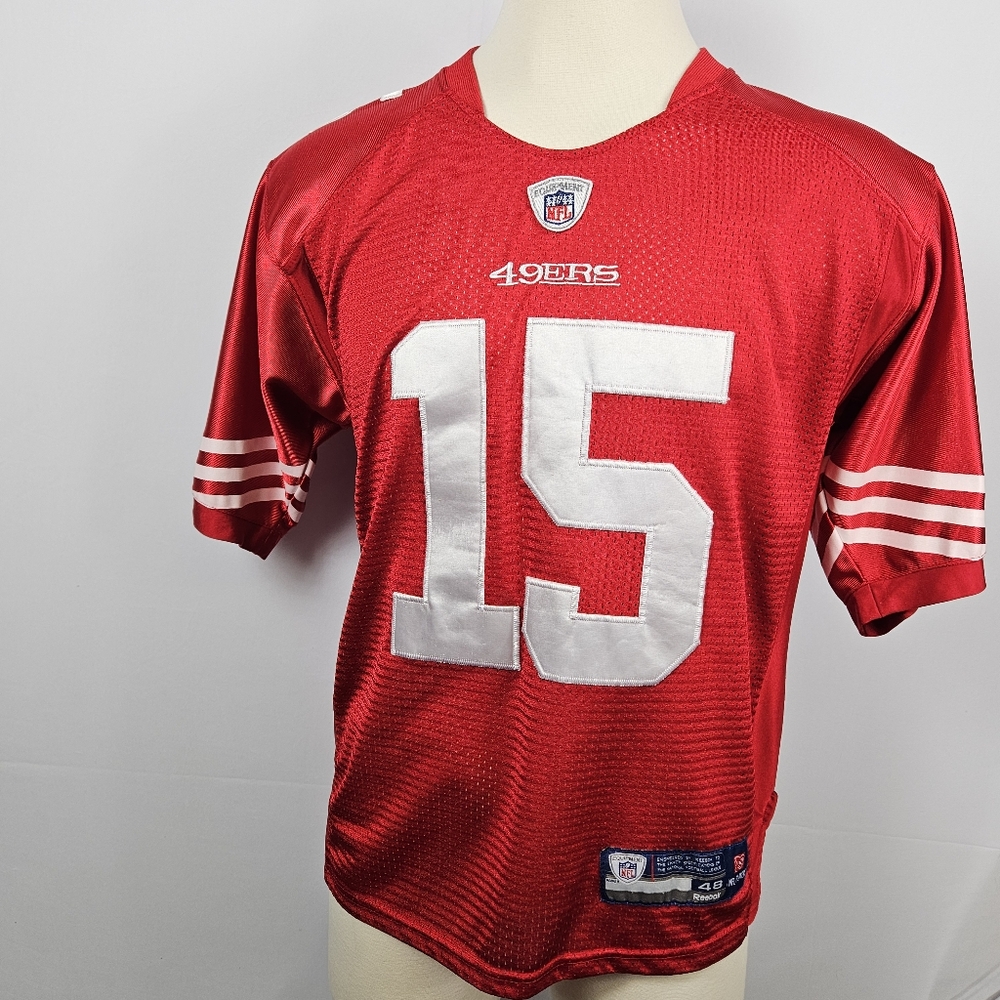 Vintage 49ers Crabtree #15 onfield Reebok Jersey size 48 /mens medium